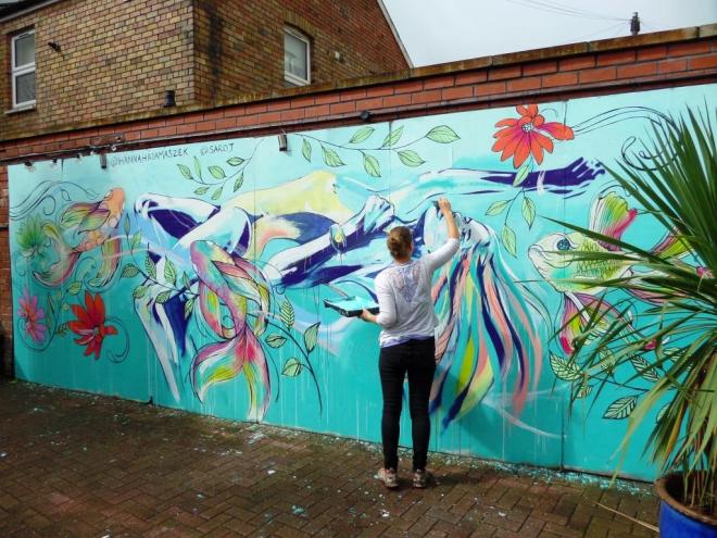 Hannah Adamaszek and Saroj, Upfest, Bristol, July 2017
