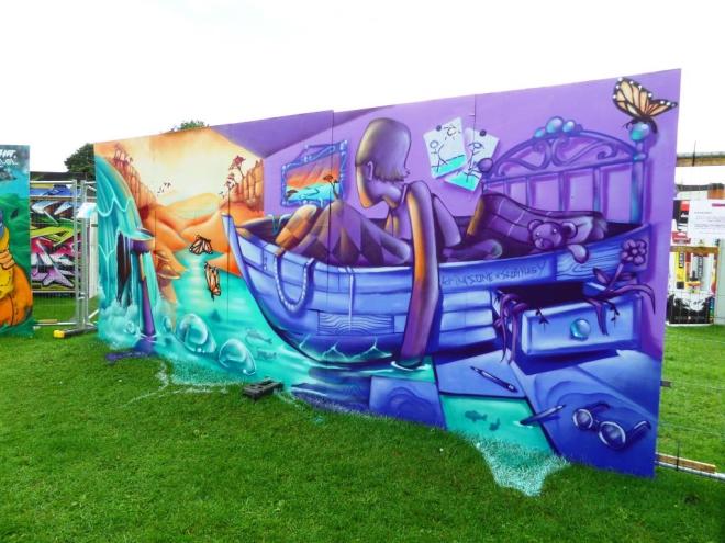 Krimsone and Scott Nagy, Upfest, Bristol, July 2017