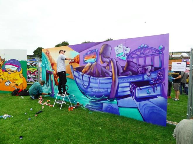 Krimsone and Scott Nagy, Upfest, Bristol, July 2017