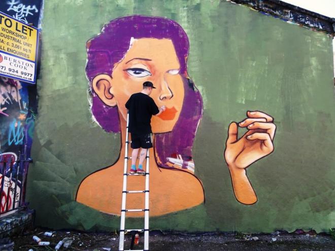 Kid Crayon, Dean Lane, Bristol, April 2018