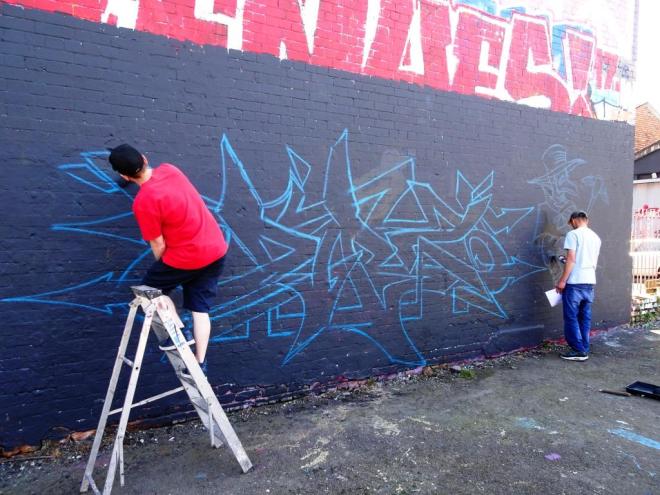 Dibz and Sikoh, Dean Lane, Bristol, April 2018