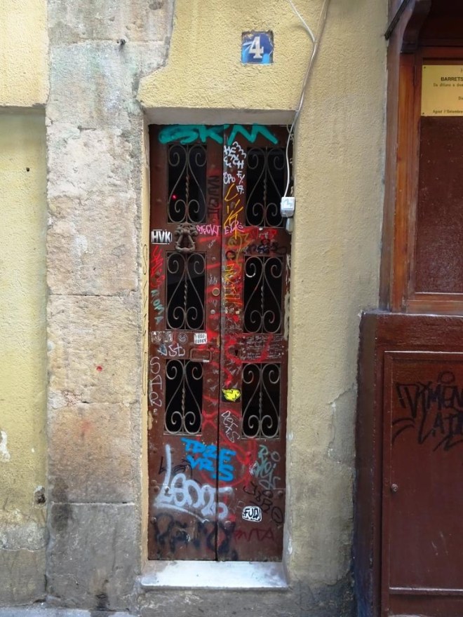 Barcelona door, March 2018
