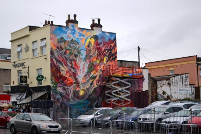 Will Barras and Xenz, Upfest, Bristol, July 2017