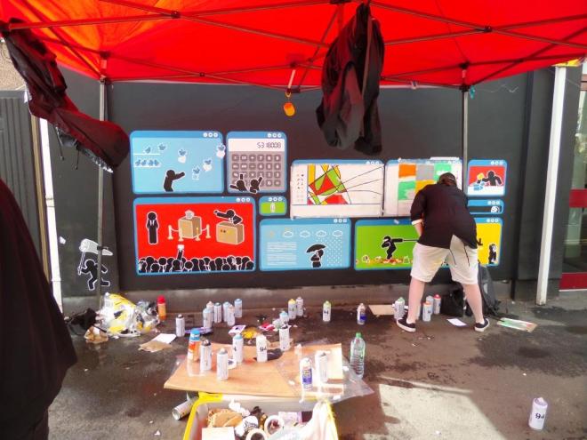 Pahnl, Upfest, Bristol, July 2017