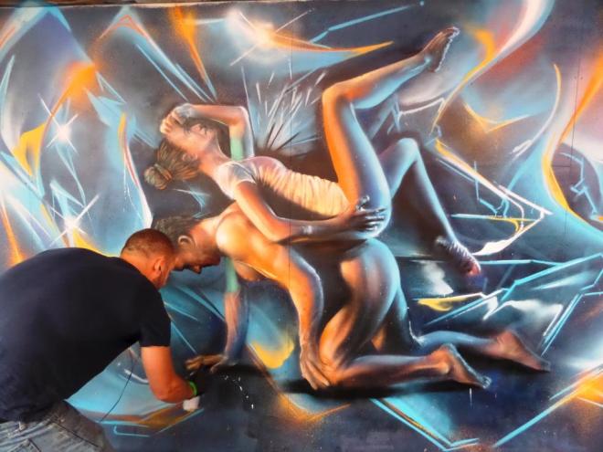 Oliver Roubieu, Upfest, Bristol, July 2017