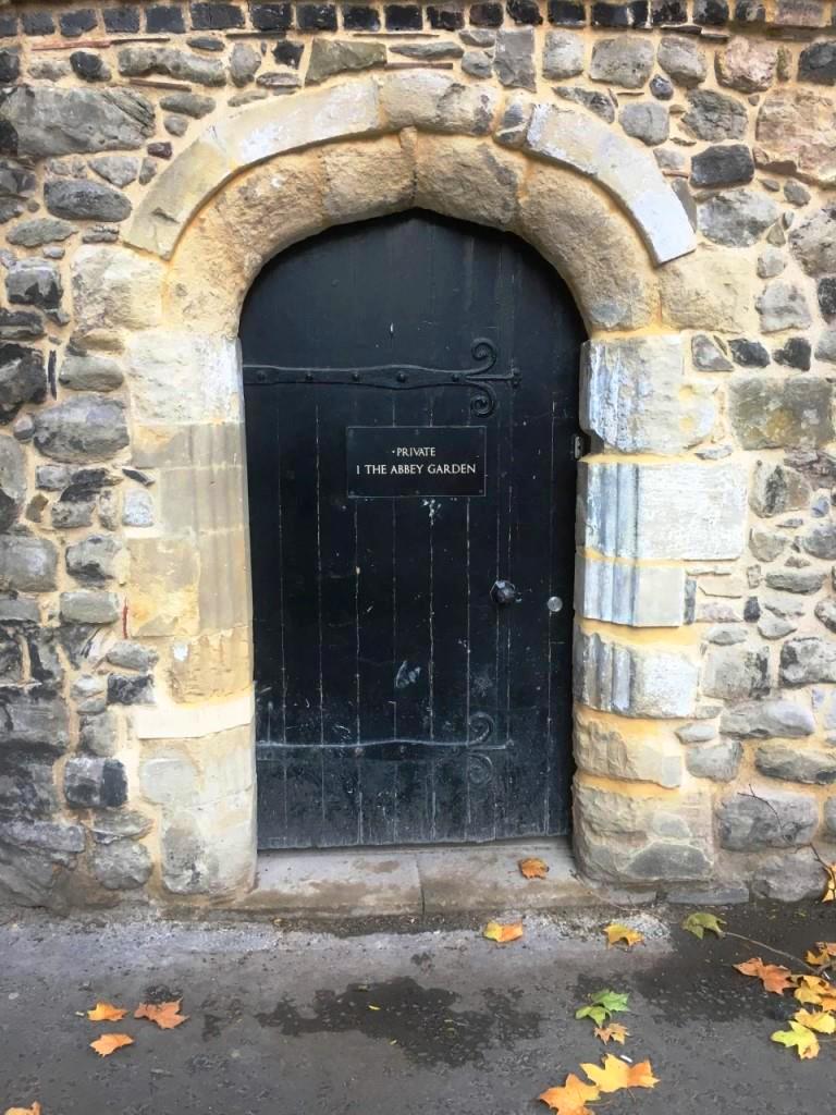 Door to the Abbey garden, Westminster
