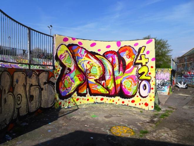 Mr Draws, Dean Lane, Bristol, April 2018