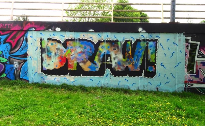 Mr Draws, M32 roundabout, Bristol, May 2018