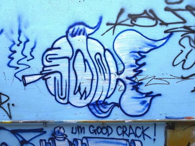 Unknown fish tag, The Bearpit, Bristol, May 2018