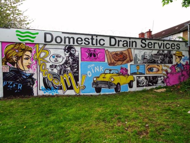 SPzero76 and Kid Crayon, Millpond Street, Bristol, May 2018