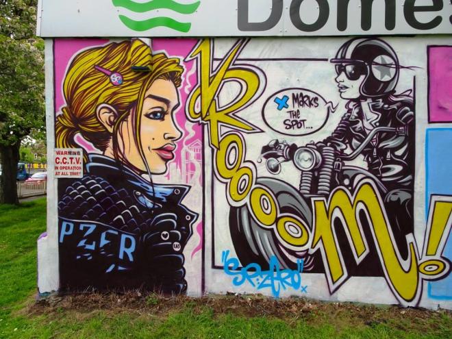 SPzero76 and Kid Crayon, Millpond Street, Bristol, May 2018