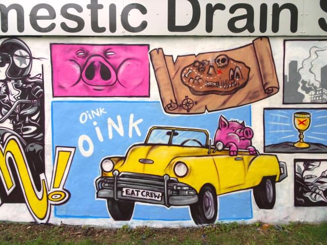 SPzero76 and Kid Crayon, Millpond Street, Bristol, May 2018