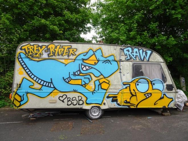 Ryder and T-Rex, M32, Bristol, May 2018