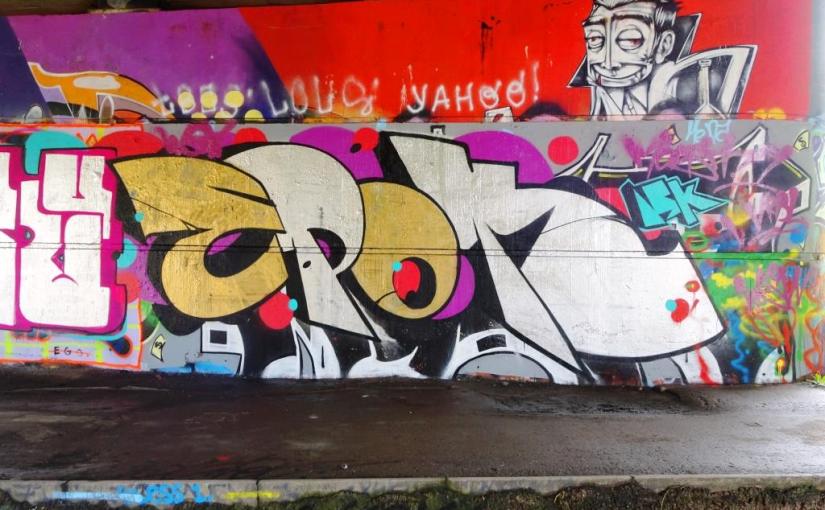 Epok, Brunel Way bridge, Bristol, June 2018