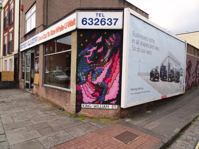 Andy Council, King William Street, Bristol, June 2018