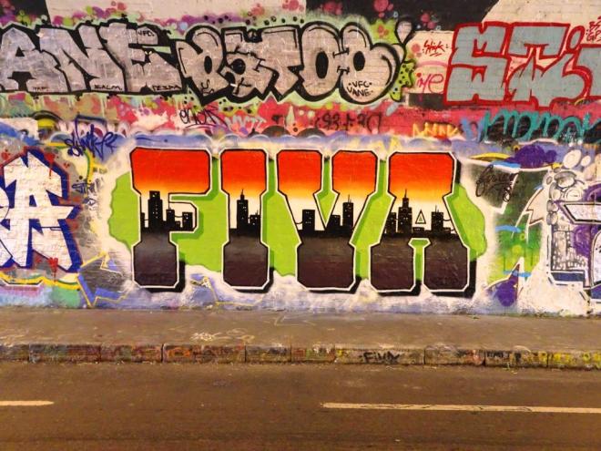 Fiva, St Werburghs tunnel, Bristol, June 2018