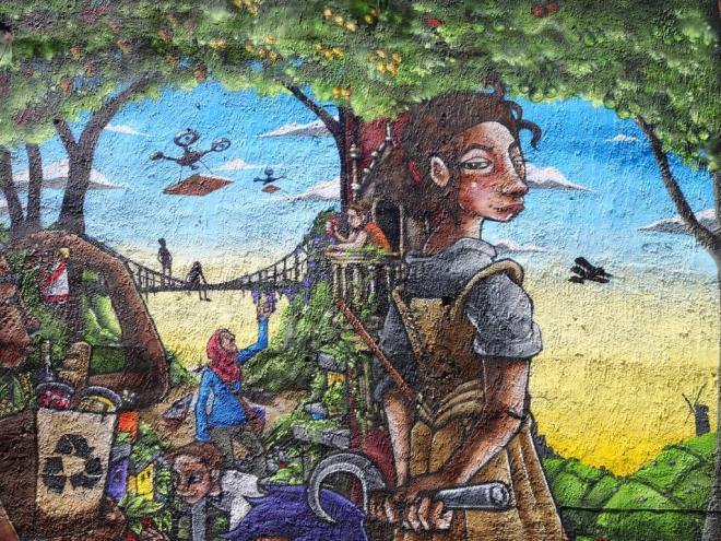 Silent Hobo, Hotwell Road, Bristol, June 2018