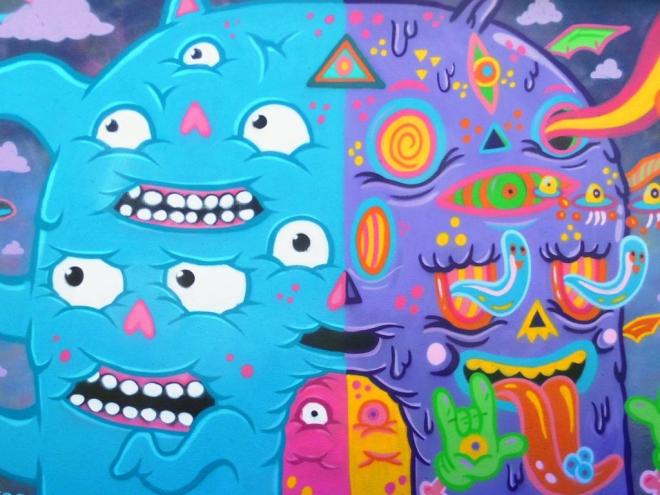 Paul Monsters and Loch Ness, North Street Green, July 2015