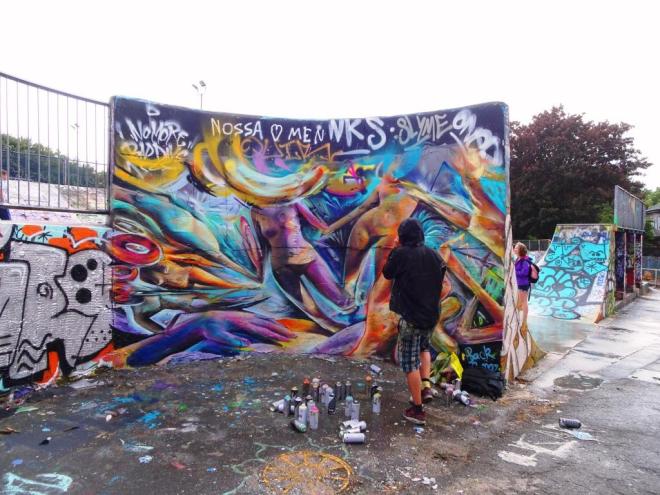 Tom Miller, Upfest, Bristol, July 2018