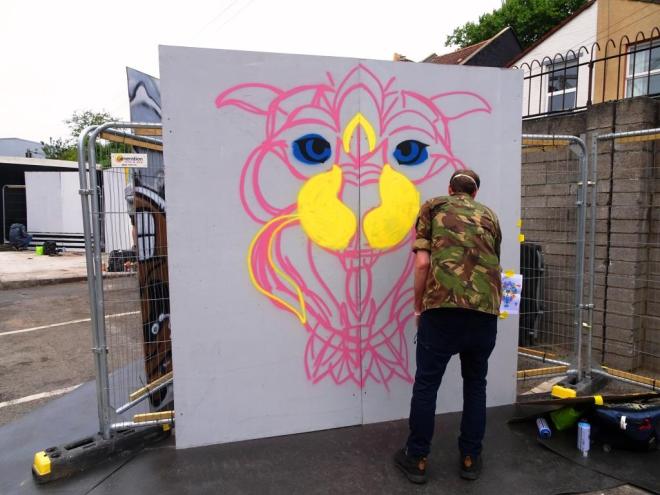 J. West, Upfest, Bristol, July 2018