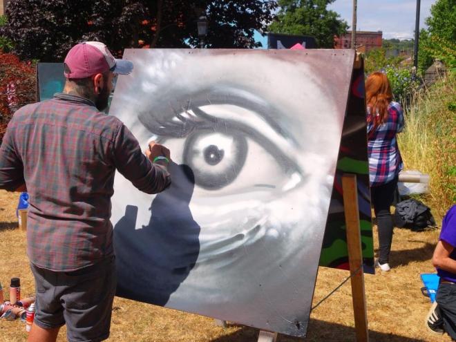 Justinks, Upfest, Bristol, July 2018