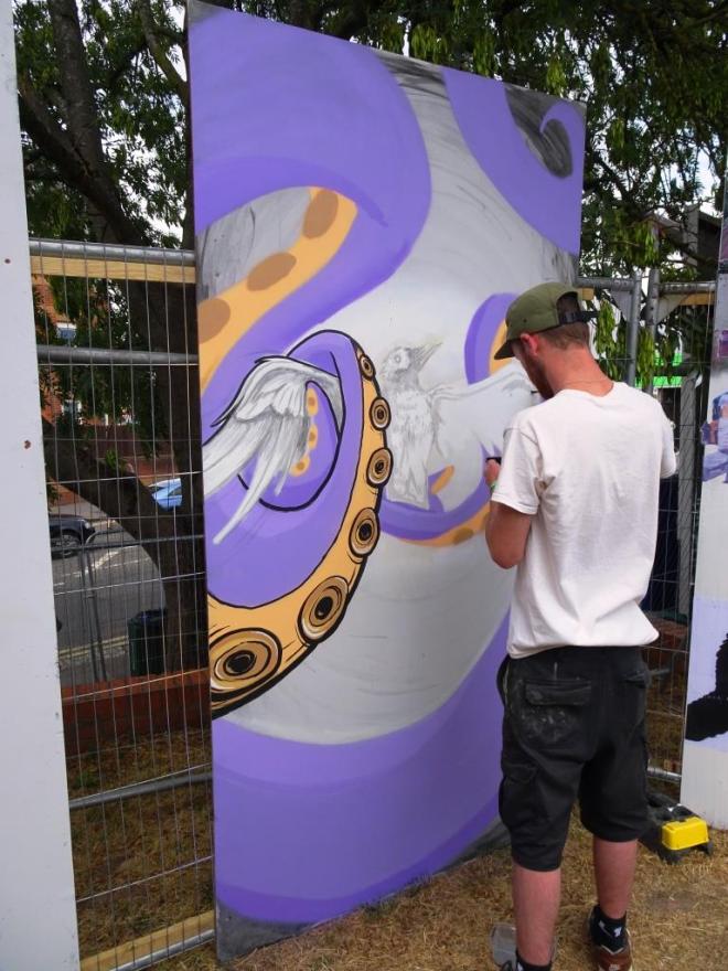 Max Syther, Upfest, Bristol, July 2018