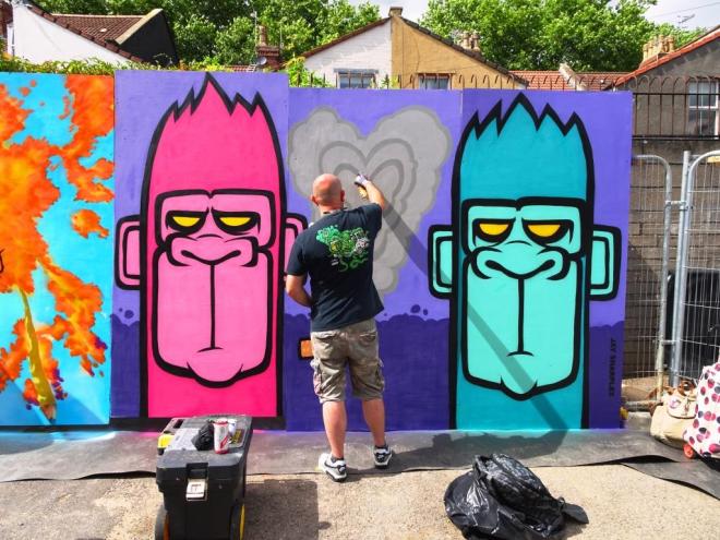 J. Sharples, Upfest, Bristol, July 2018