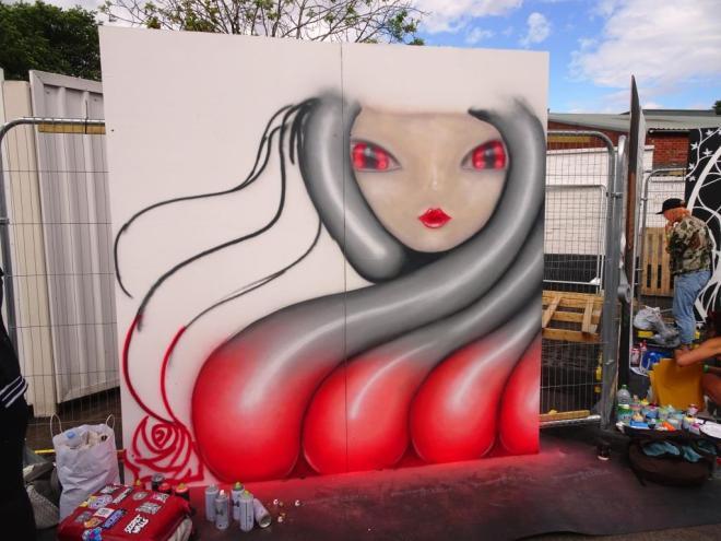 Vanesa Longchamp, Upfest, Bristol, July 2018