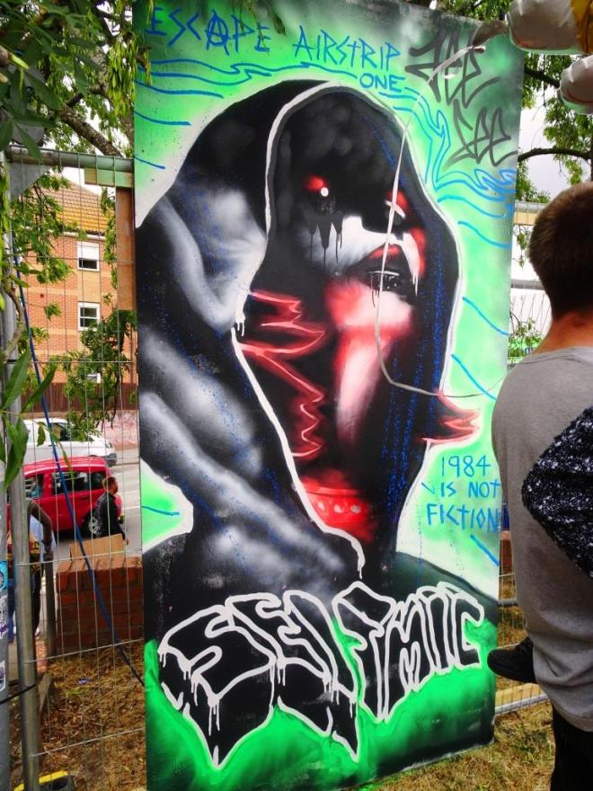 Jee See, Upfest, Bristol, July 2018