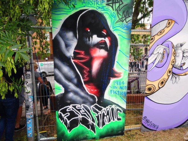 Jee See, Upfest, Bristol, July 2018