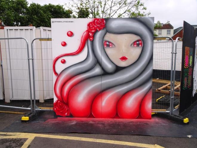 Vanesa Longchamp, Upfest, Bristol, July 2018