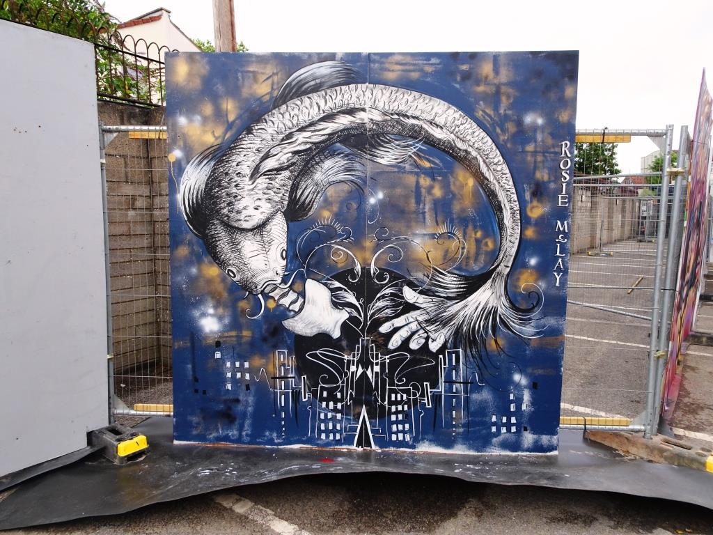 Rosie McLay, Upfest, Bristol, July 2018