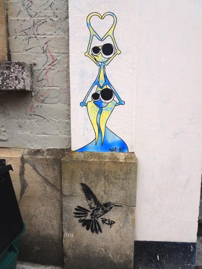 qWeRT and RIP, Hillgrove Street, Bristol, August 2018