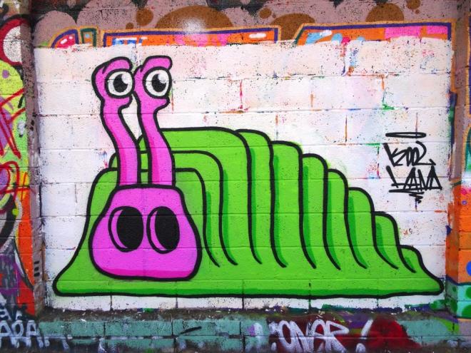 Kool Hand, M32 cycle path, Bristol, August 2018