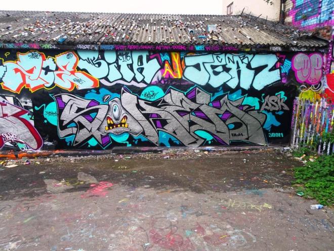 Soker and 3Dom, Dean Lane, Bristol, August 2018