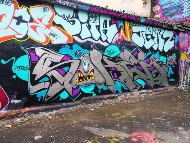 Soker and 3Dom, Dean Lane, Bristol, August 2018