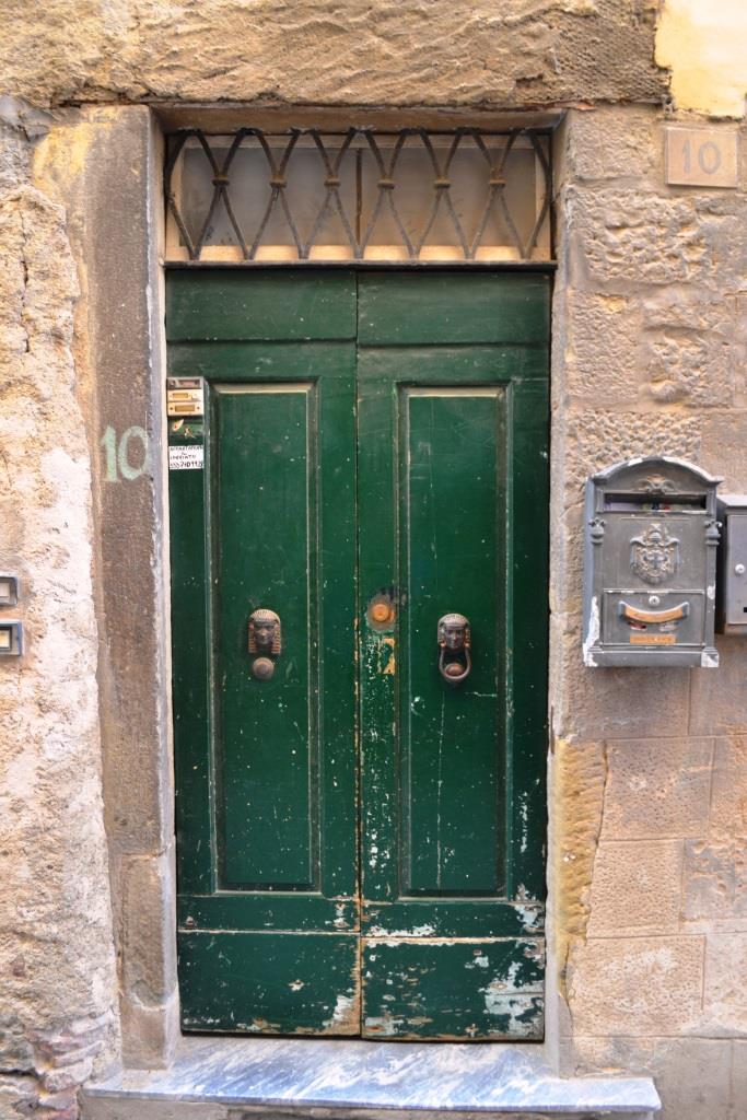 Door in Cortona, Tuscany, Italy