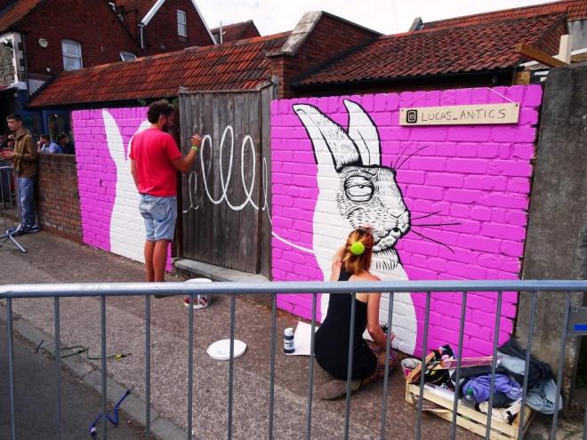 Alex Lucas, Upfest, Bristol, July 2018