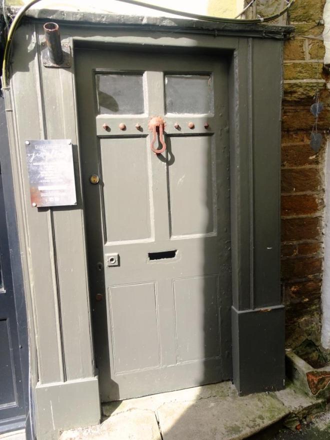 Door, Fowey, Cornwall, September 2018