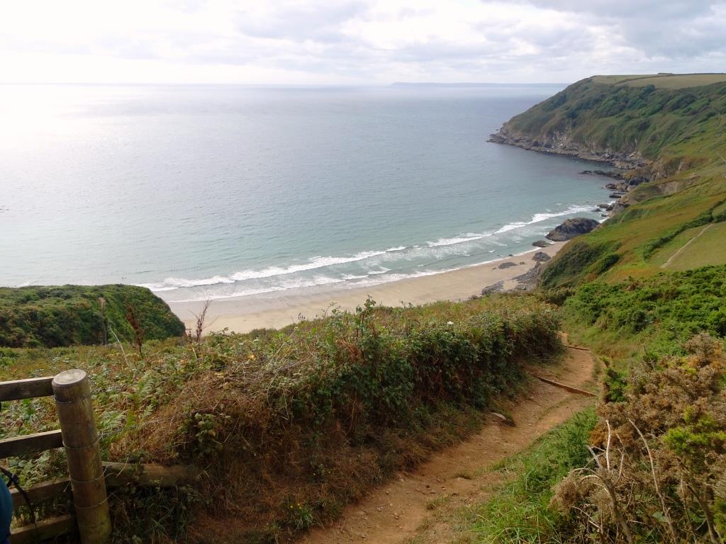 Lantic Bay, a hidden jewel, Cornwall September 2018