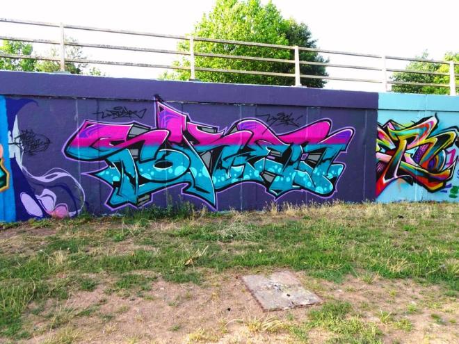 Soker, M32 roundabout, Bristol, August 2018