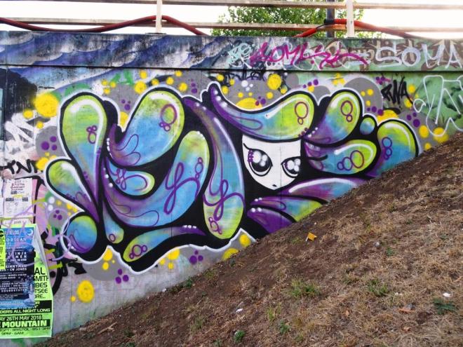 Face 1st, M32 roundabout, Bristol, August 2018