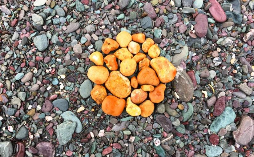 Pebbles, Ghetto, Seaton, Cornwall, Haiku
