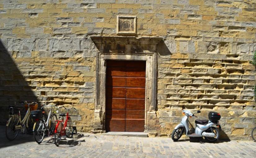Door, Citta di Castello, Umbria, Italy, August 2018