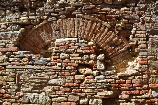 Brick wall, Citta di Castello, Umbria, Italy - Haiku