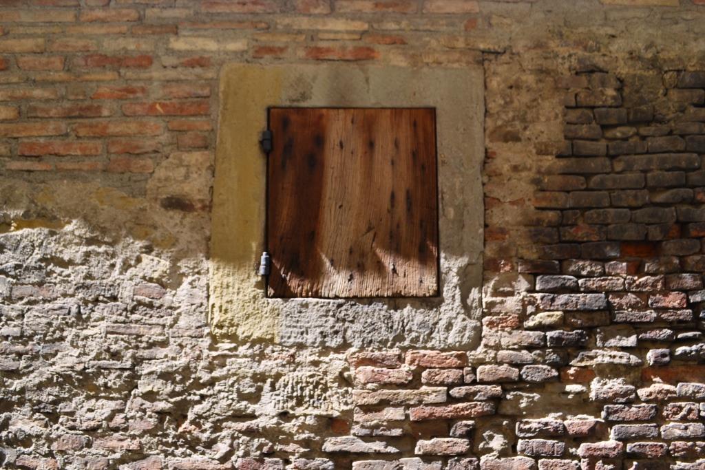 OK, so it's a window pretending to be a door, Citta di Castello, Umbria, Italy