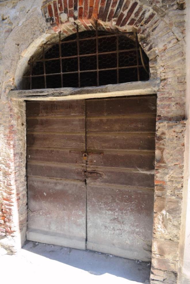 Double door, Citta di Castello, Umbria, Italy