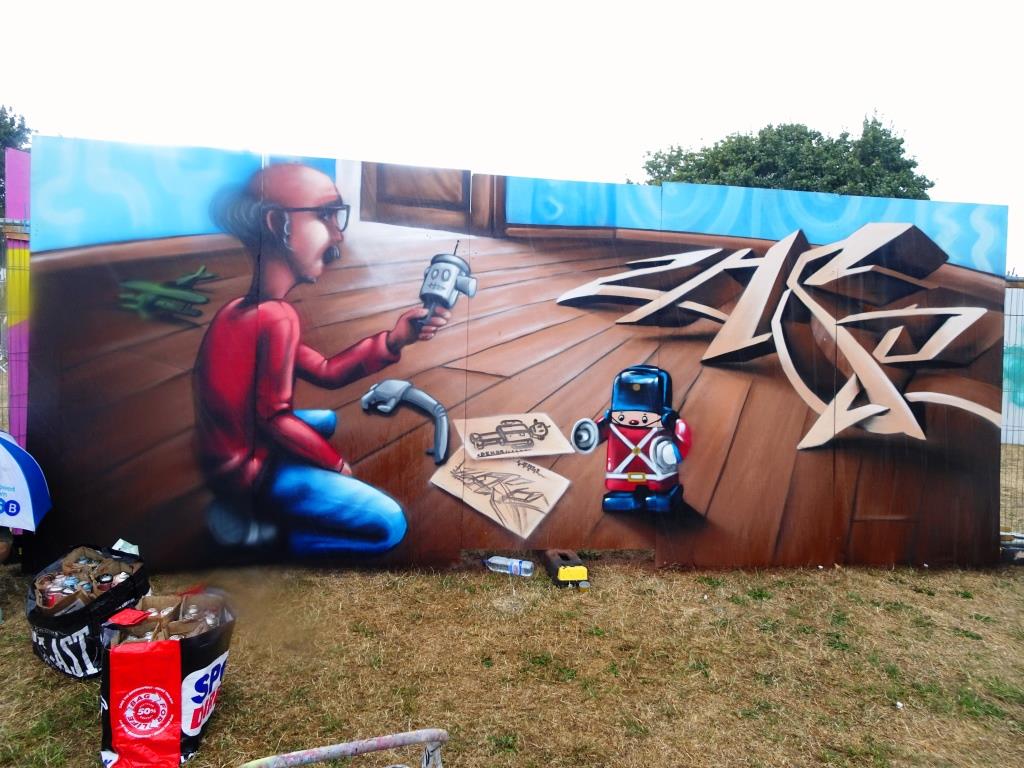 Zase and Dekor, Upfest, Bristol, July 2018