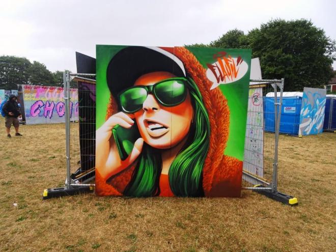 Elafil, Upfest, Bristol, July 2018