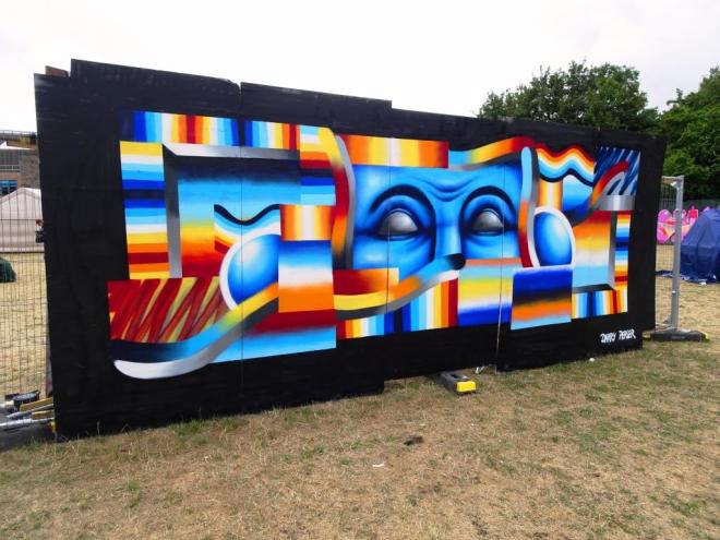 Darry Perier, Upfest, Bristol, July 2018